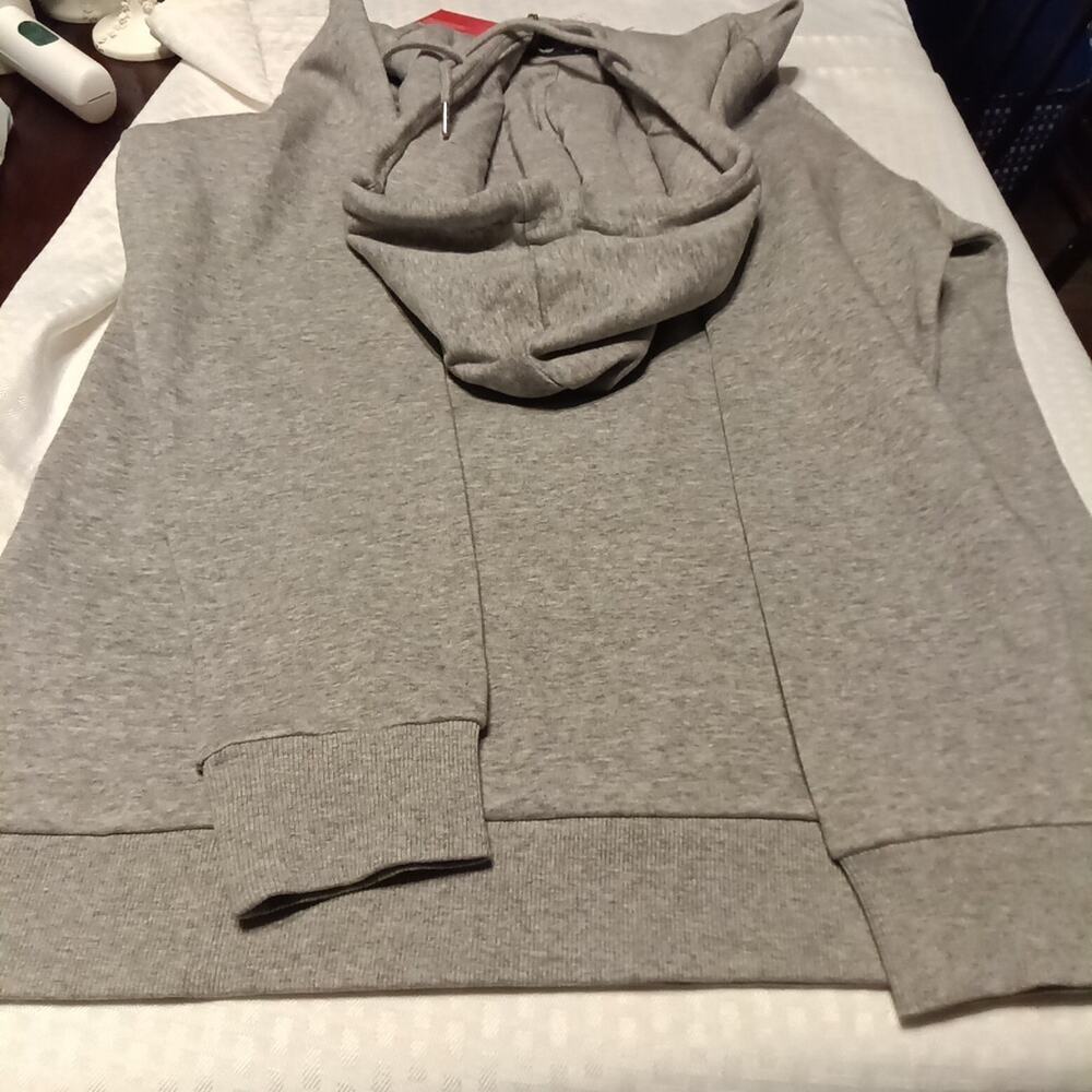 Coca Cola Hoodie NWT Women's Size Large Polar Bear Gray Pullover Sweatshirt New - Picture 9 of 9